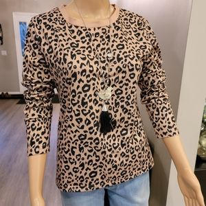 Lamibaby Cheetah Print Tee
